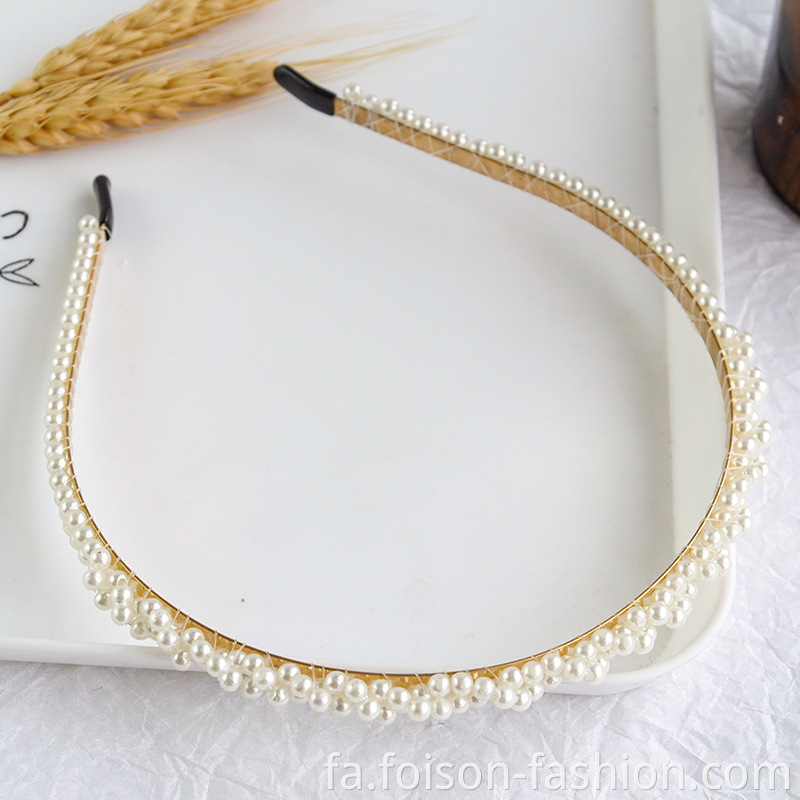 Pearls Hairbands Elegant Headband Women Headwear Hair Hoop Bezel For Girls Hair Accessories2